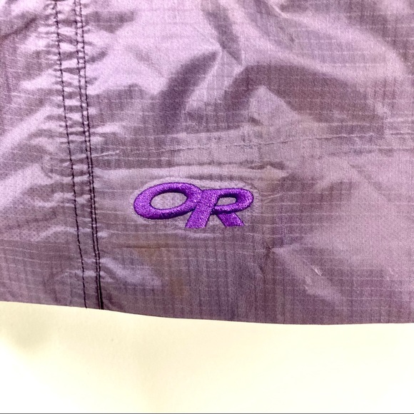 Outdoor Research Helium Rambler Jacket Women’s Size M Raincoat Seam Sealed Hood - Picture 7 of 11